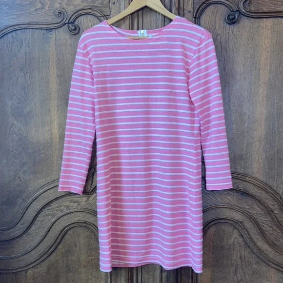 Sail to Sable pink and white striped dress - Picture 2 of 9